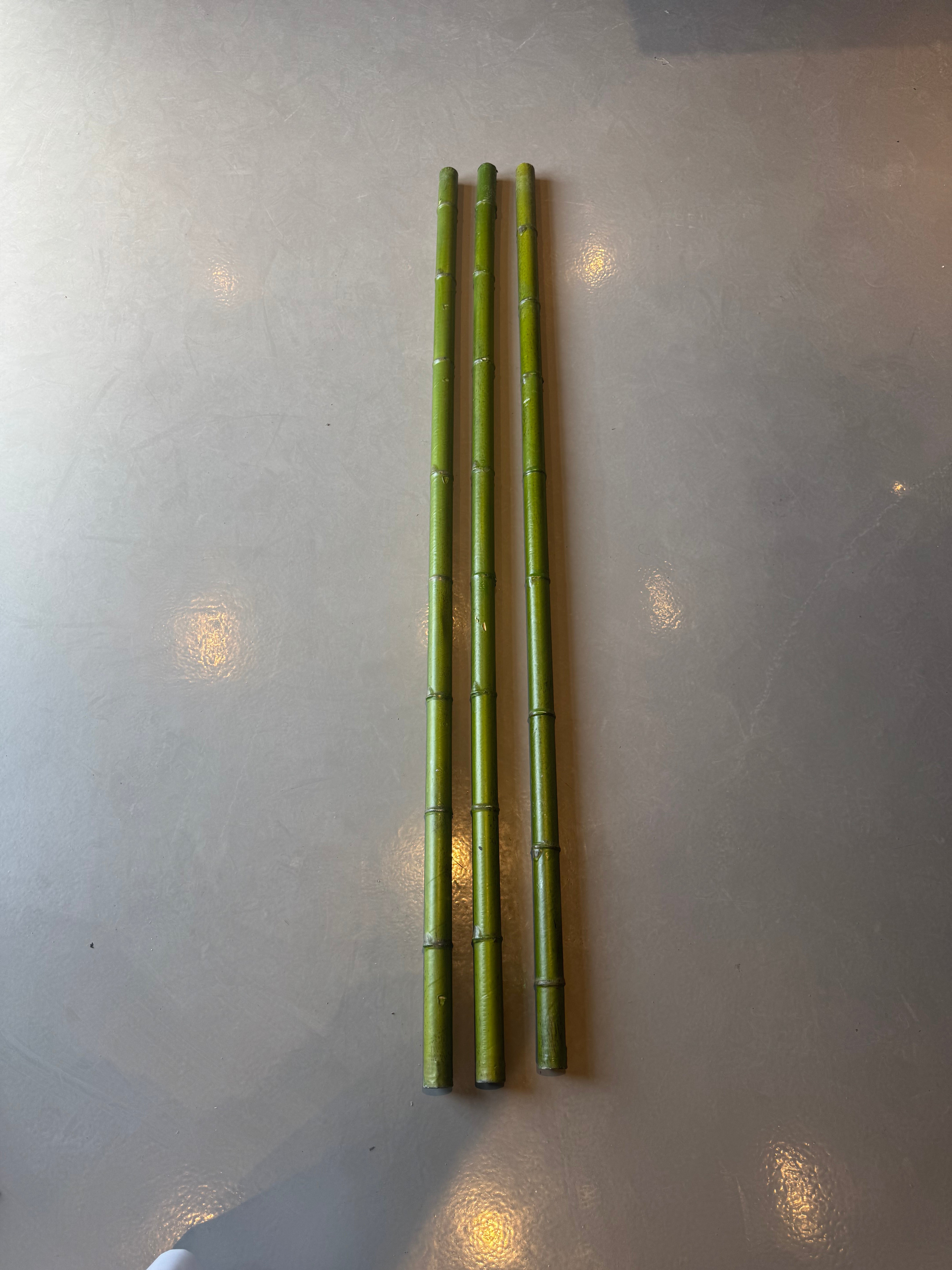 Decorative Bamboo Stalks — Set of 3