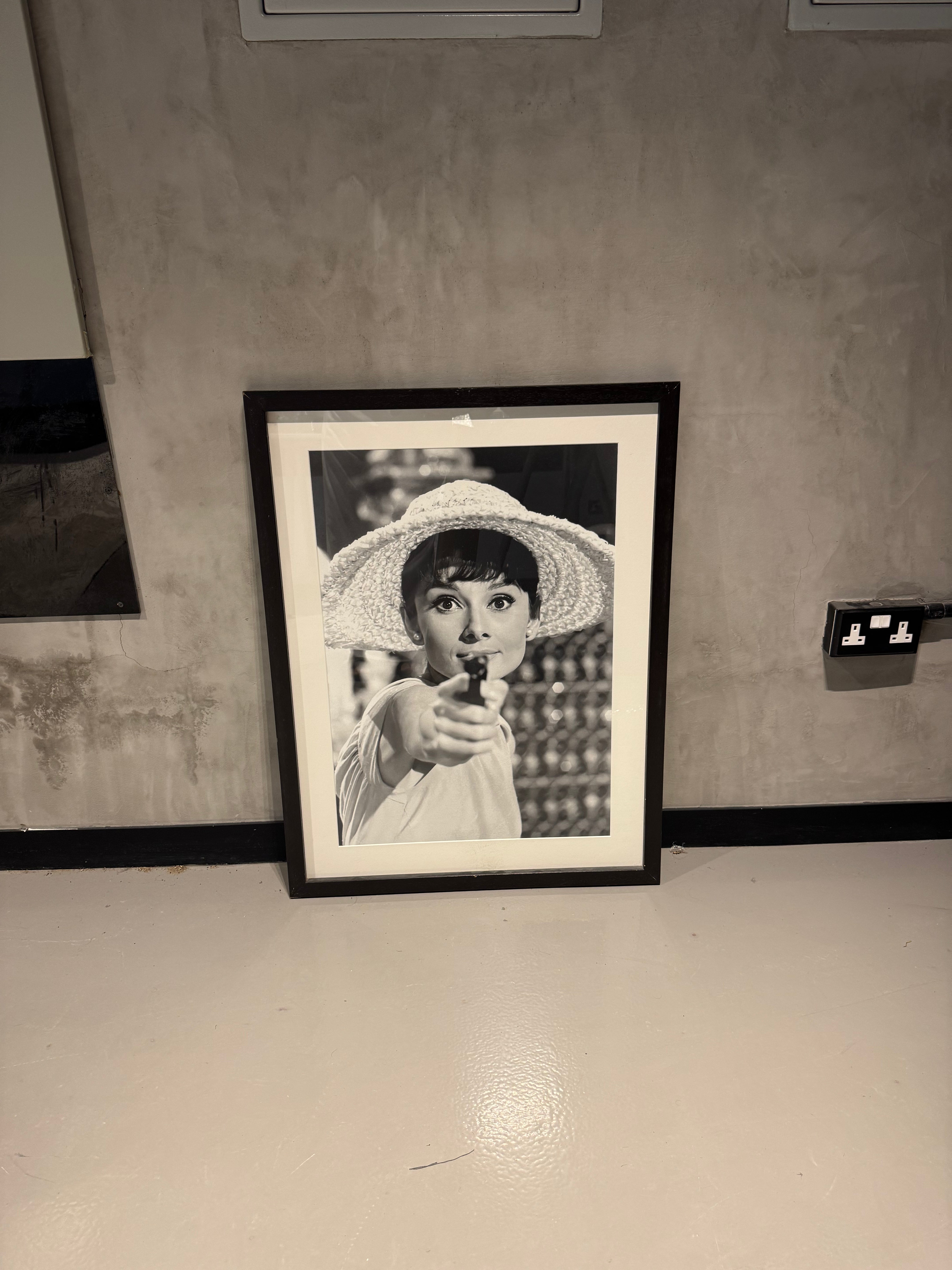 Framed Black & White Portrait Print