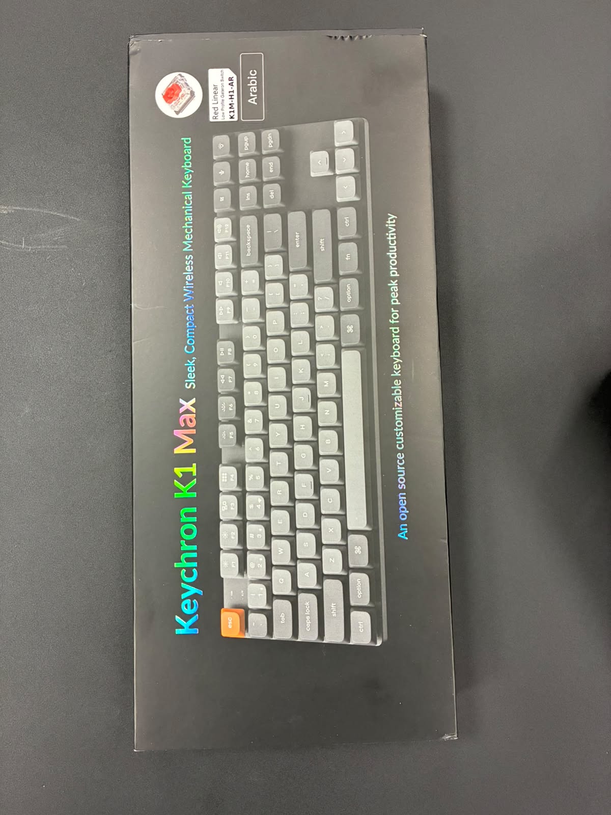 Keychron K1 Max Arabic keyboard box