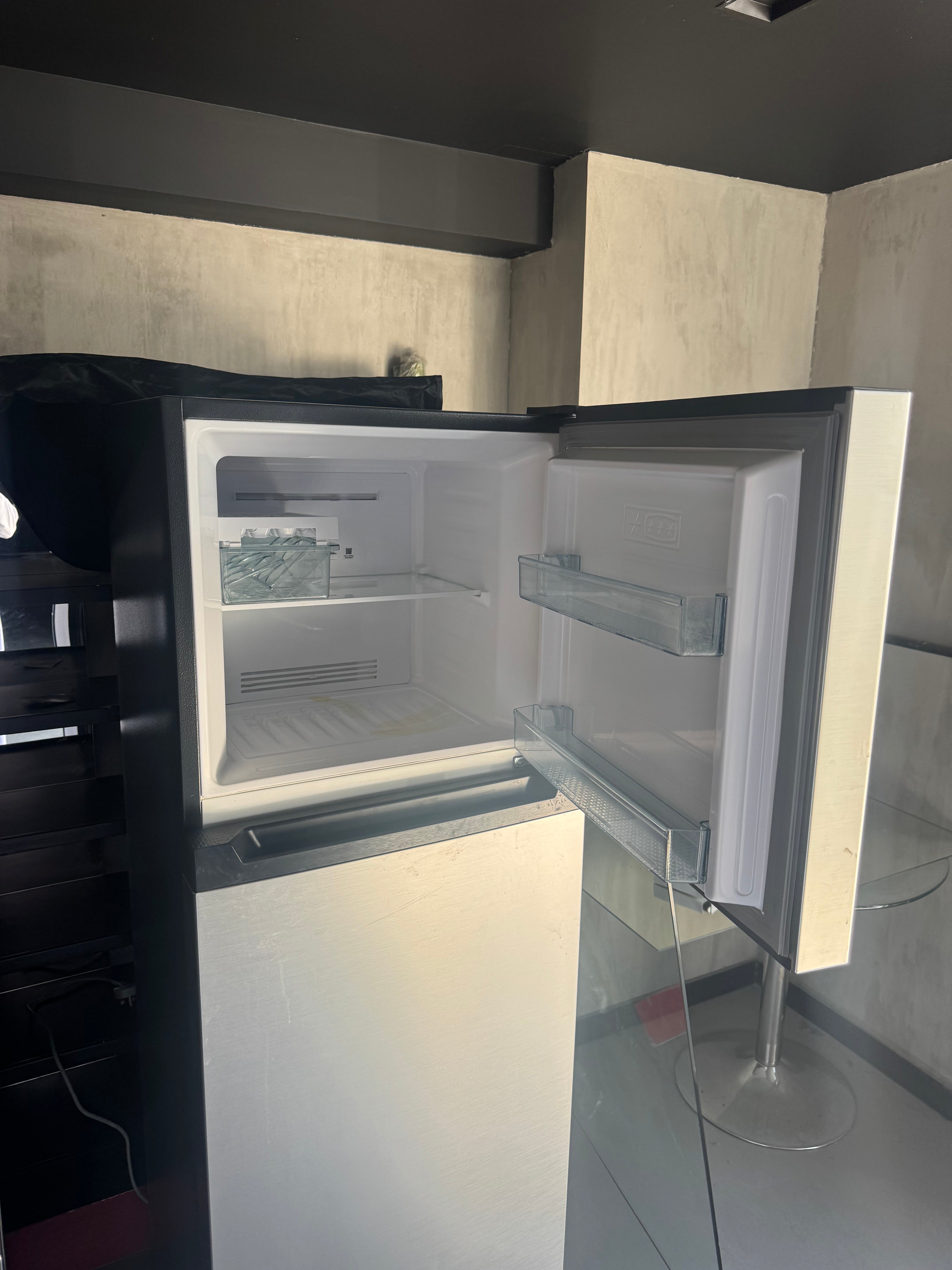 Hitachi Top-Freezer Refrigerator — Stainless Steel