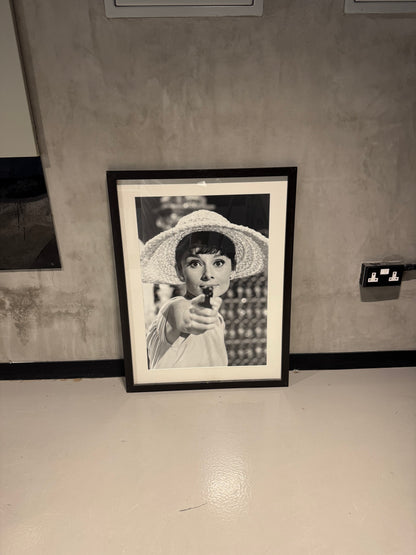 Framed Black & White Portrait Print