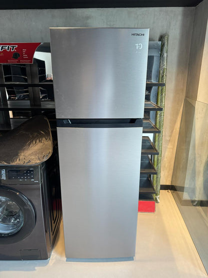 Hitachi Top-Freezer Refrigerator — Stainless Steel