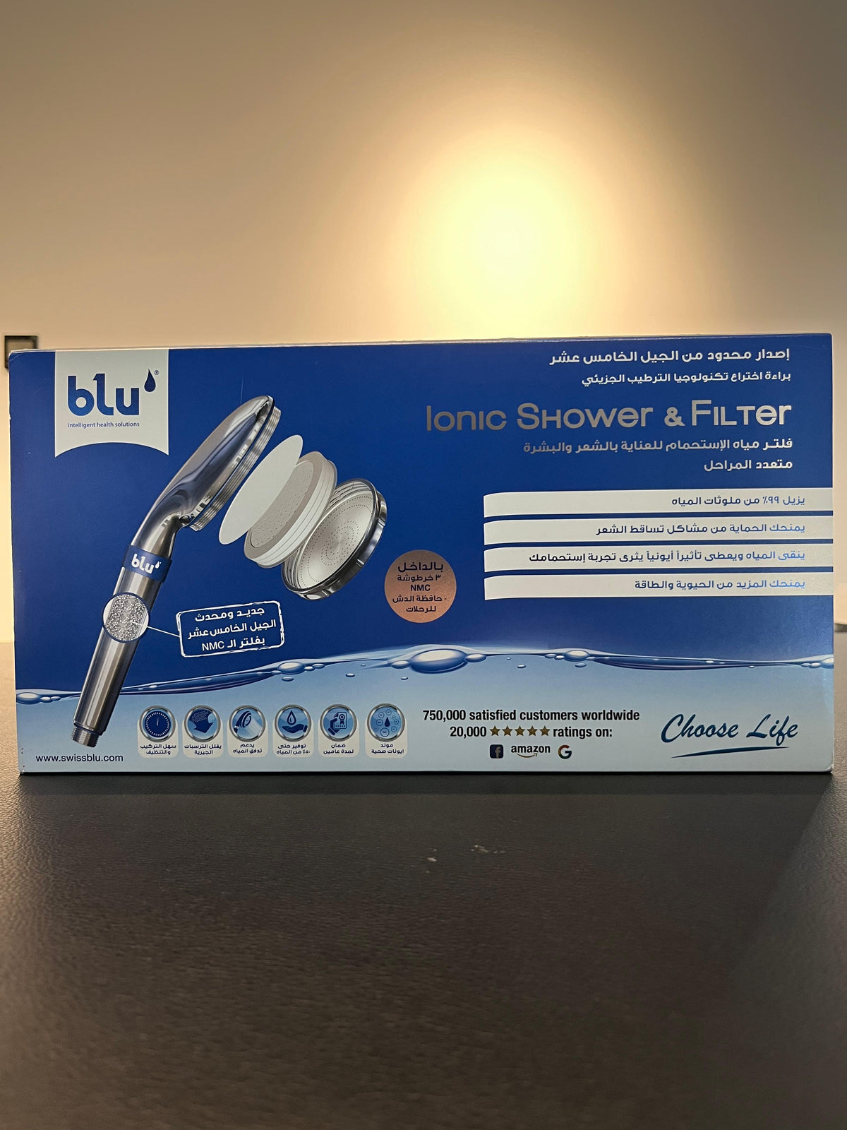 blu Ionic Shower Filter – Chrome
