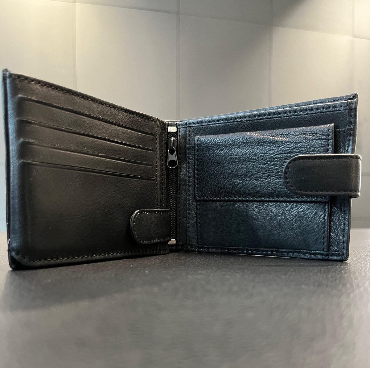 Black Cash & Card Wallet