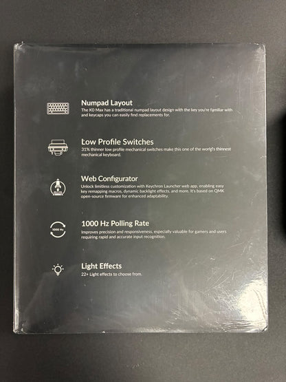 Keychron K0 Max box back