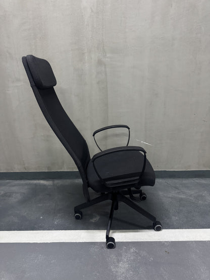 IKEA MARKUS office chair, angled view
