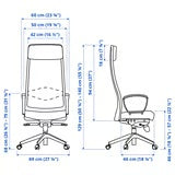 IKEA MARKUS — manufacturer reference image 2; actual condition shown in item photos